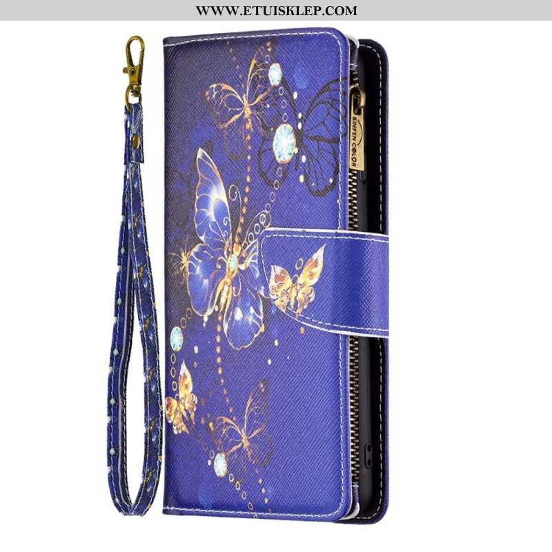 Etui Folio do Samsung Galaxy S23 5G Portfel Portfel Motyle